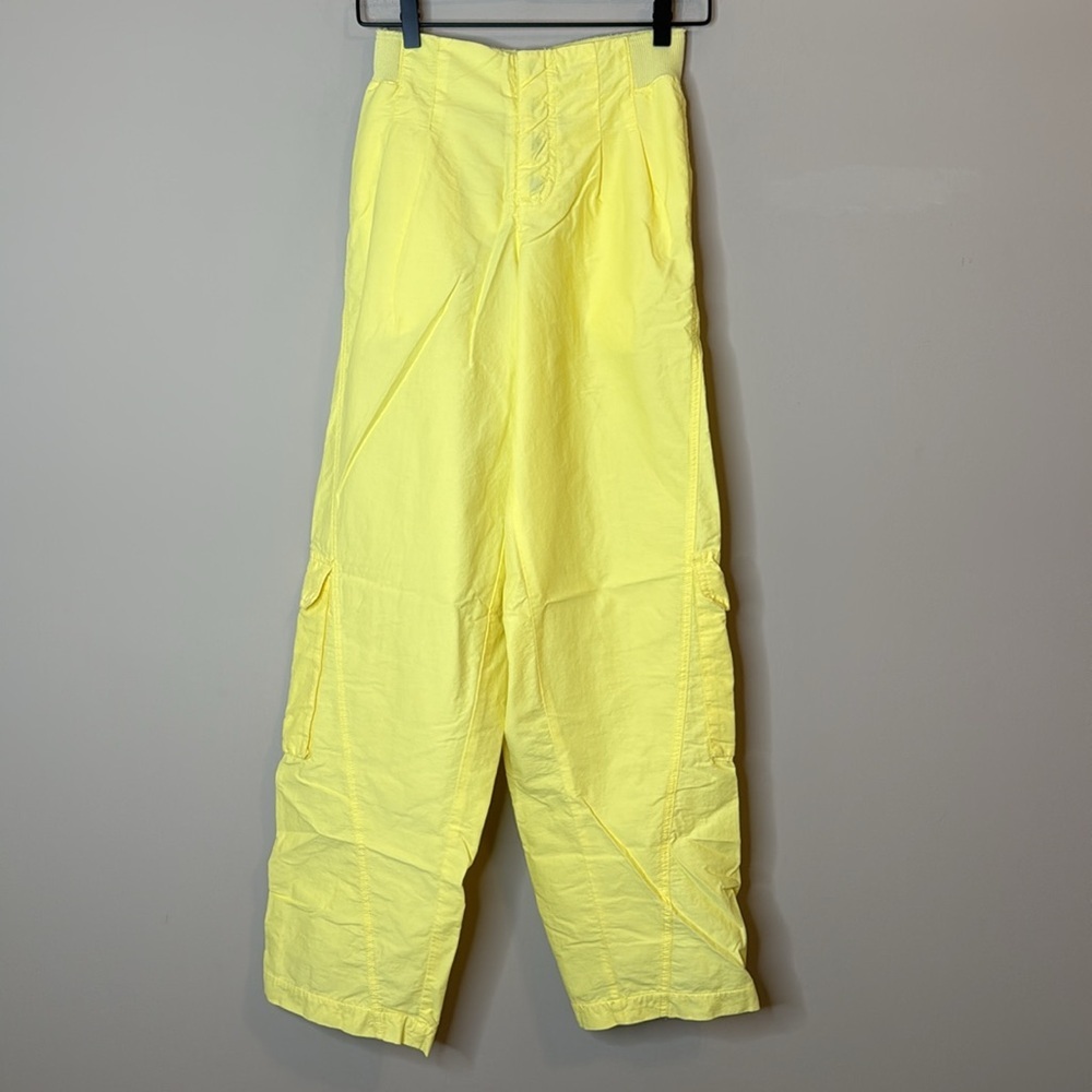Free People Movement Women's Mesmerize Me Pant Yellow - Size XS - Picture 6 of 12